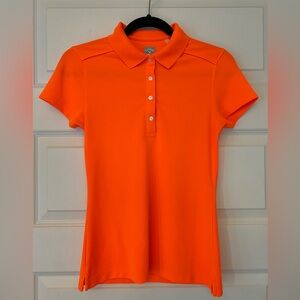 Callaway Women's Bright Orange Button Down Shirt
